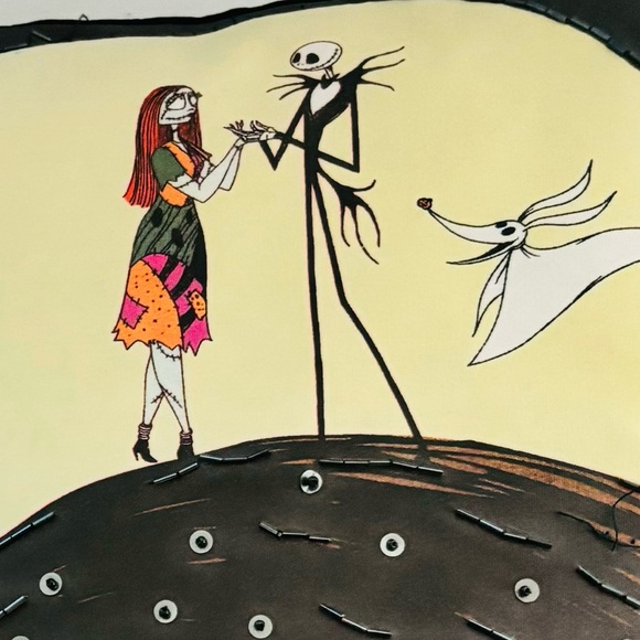 Disney Nightmare Before Christmas Pillow, Sally, Jack, Zero - Picture 7 of 7